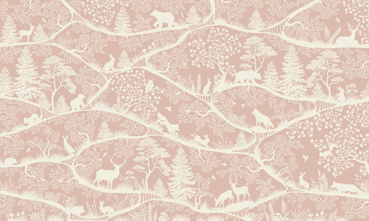 Nordic Nature – Pink White, dizajni i plotë për personalizim