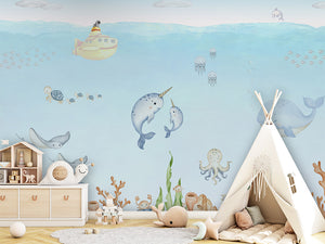 Ocean Joy, letër murale në ambient – Tipi