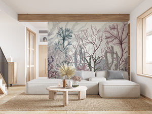Ocean Wonders, letër murale në ambient – Living room 1