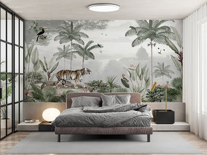 Tropical Tiger, letër murale në ambient – Bedroom 1
